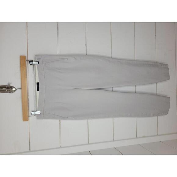 J Crew Martie Size 0 light grey cropped dress pants - Picture 1 of 5